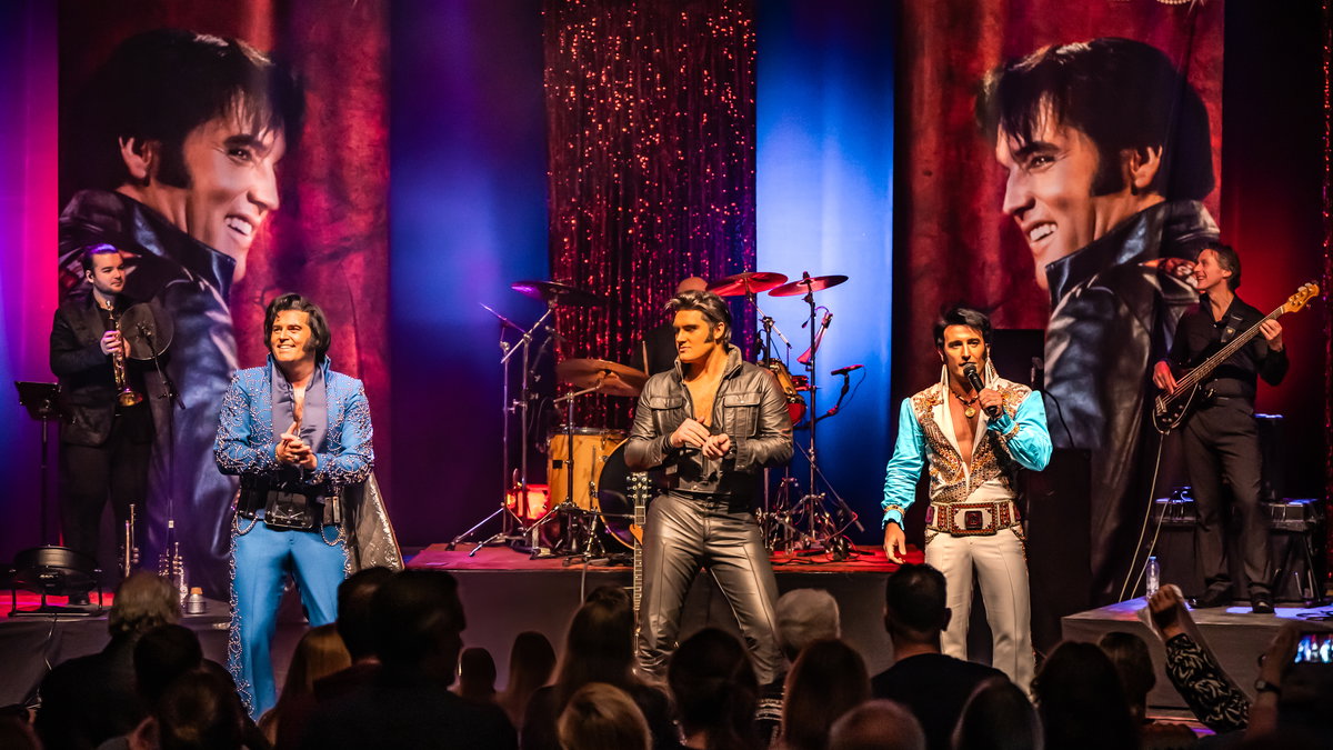 Cover image for Elvis Forever 50th Anniversary Tribute Show - By: The Best Elvis Tribute Artists